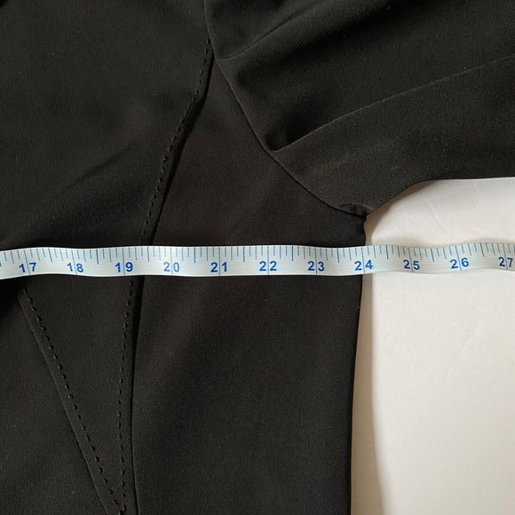 Danny & Nicole Blazer Womens Black Plus Size 18W Vintage 4 Button Collared Flaws - Picture 12 of 16